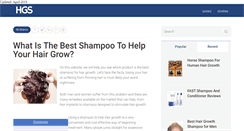 Desktop Screenshot of hairgrowshampoos.com